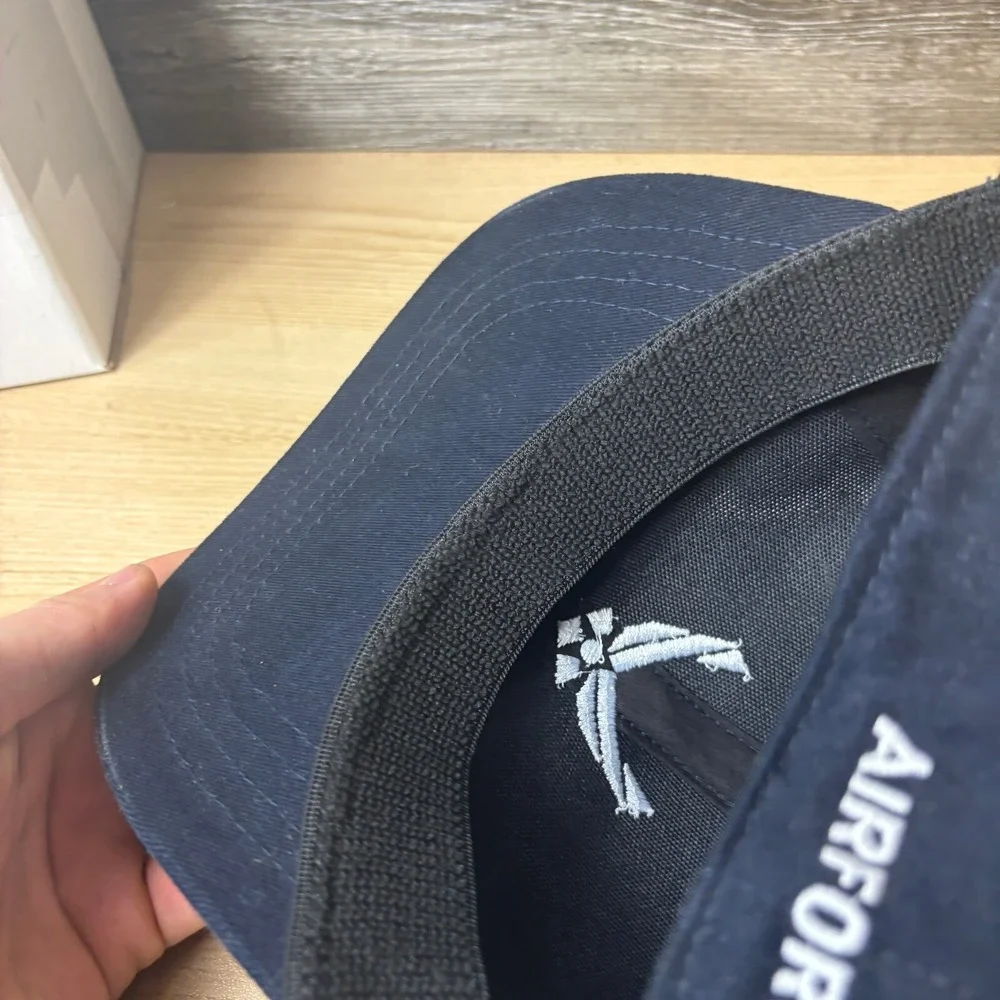 Air Force Hat Cap Fitted‎ One Size Blue Navy USA Made